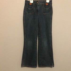 Gymboree Cute as a Button 7 dark jeans